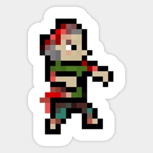 Pixel Zombie Sticker